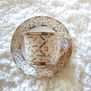 Vintage chanel teacup and saucer